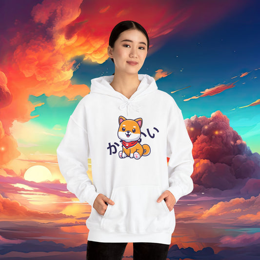 Cute Shiba Inu Design Unisex Hoodie - Kawaii Style